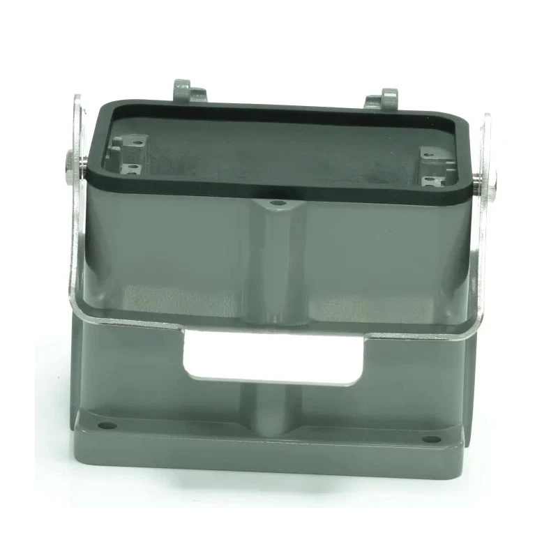 RS PRO Heavy Duty Power Connector Housing Die Cast Aluminium IP65 Surface Mount M32 Thread 1 Lever 208-4258
