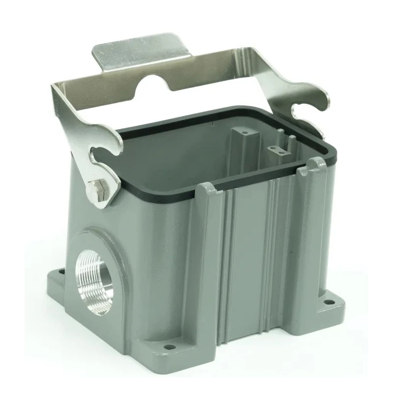RS PRO Heavy Duty Power Connector Housing Die Cast Aluminium Surface Mount IP65 1 Lever PG29 RS PRO 208-4260