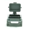 RS PRO Heavy Duty Power Connector Housing, Surface Mount, Die Cast Aluminium Body, IP65, 1 Lever Locking, PG16 208-4290