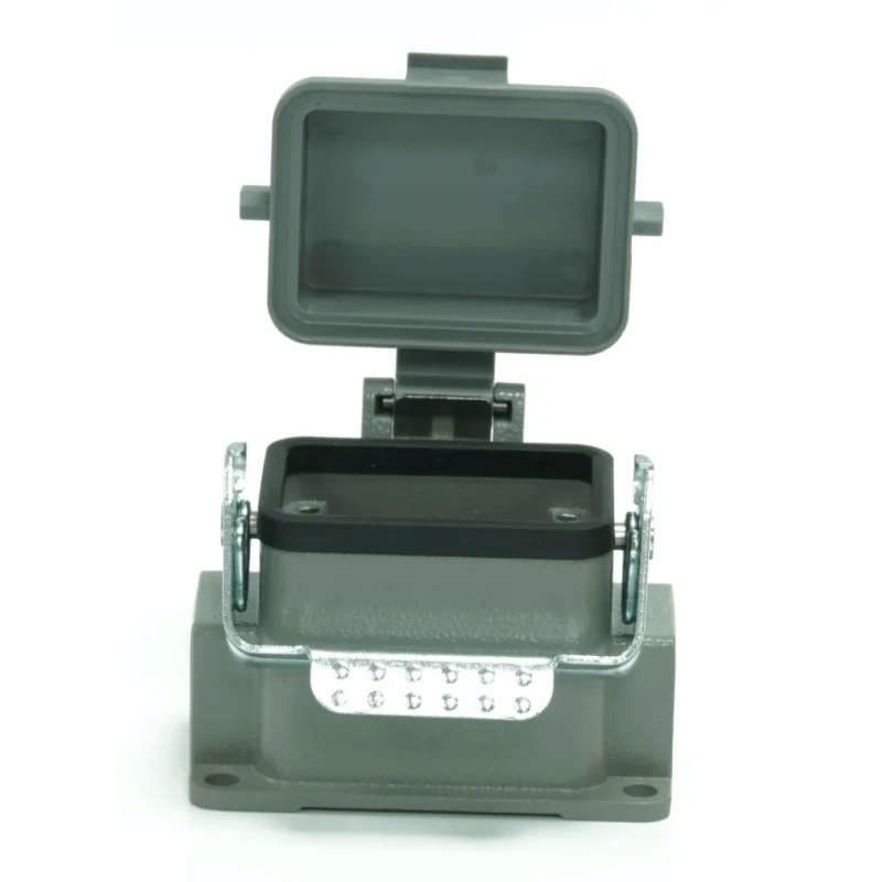 RS PRO Heavy Duty Power Connector Housing Surface Mount Die Cast Aluminium IP65 RS-H6B 208-4291