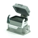 RS PRO Heavy Duty Power Connector Housing Surface Mount Die Cast Aluminium IP65 RS-H6B 208-4291