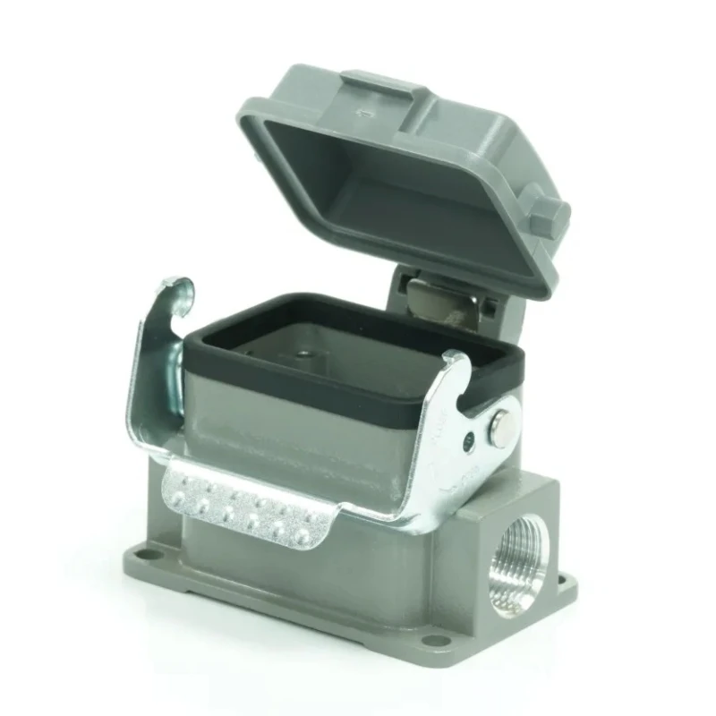 RS PRO Heavy Duty Power Connector Housing Surface Mount Die Cast Aluminium IP65 RS-H6B 208-4291