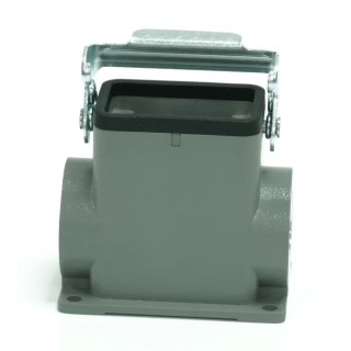 RS PRO Heavy Duty Power Connector Housing, Die Cast Aluminium Body, IP65, Surface Mount, 1 Lever Locking, M25 208-4298