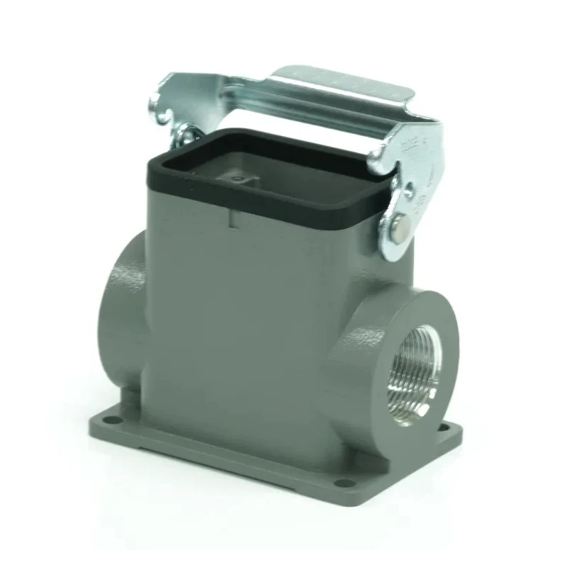RS PRO Heavy Duty Power Connector Housing, Die Cast Aluminium Body, IP65, Surface Mount, 1 Lever Locking, M25 208-4298