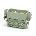 RS PRO Heavy Duty Power Connector Insert 16A Male 10 Contacts 250V Copper Alloy Silver Plating 208-4333
