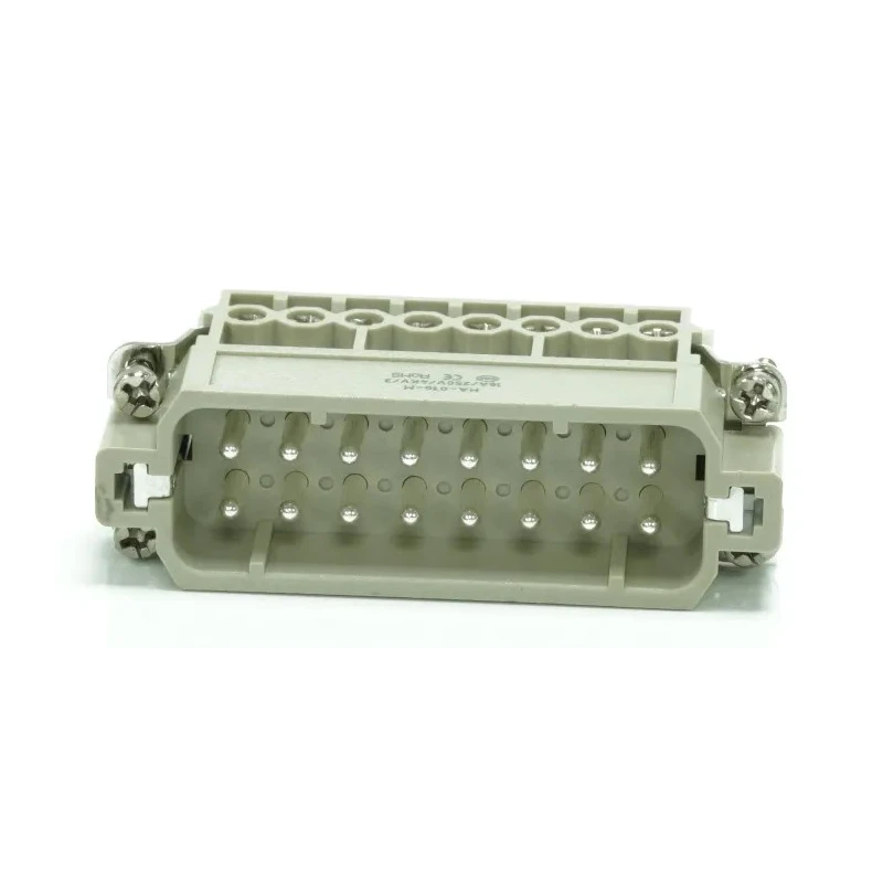 RS PRO Heavy Duty Power Connector Insert, Male, 16 Contacts, 16A Current Rating, 250V, Copper Alloy Contacts 208-4337