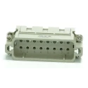 RS PRO Heavy Duty Power Connector Insert 16A Male, 16 Contacts, 250V 208-4338