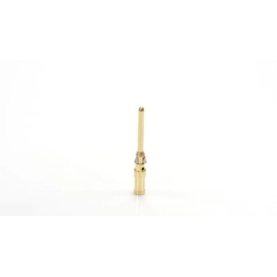 RS PRO Male Crimp Contact Heavy Duty Power Connector 10A Current Gold Plating Copper Alloy 2.5 mm² 208-4452