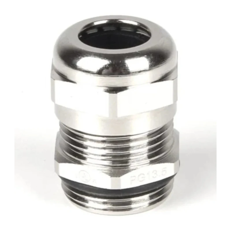 RS PRO Metallic Brass Cable Gland PG13.5 Thread, 6 mm Min., 12 mm Max., IP68 208-4380