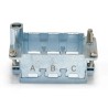 RS PRO Hinged Frame 3 Way Die Cast Zinc Silver 10B Size Top Cable Entry For 3 Module Connector 208-4540