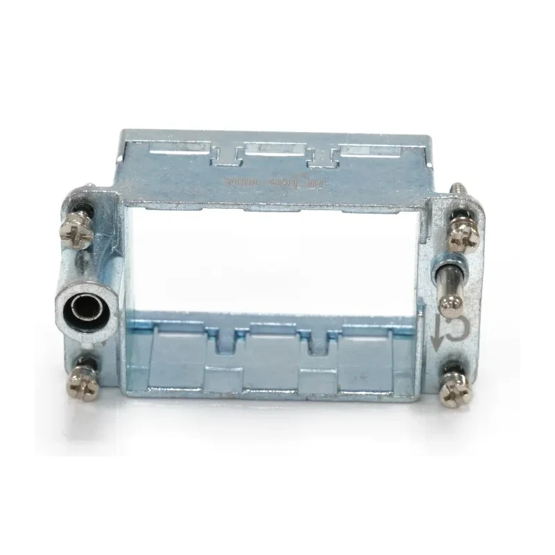 RS PRO Hinged Frame 3 Way Die Cast Zinc Silver 10B Size Top Cable Entry For 3 Module Connector 208-4540