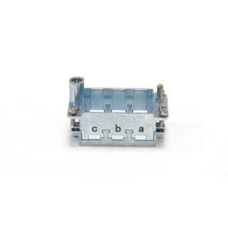 RS PRO Hinged Frame 3 Way For Use With 3 Module Connector Die Cast Zinc 10B 208-4539