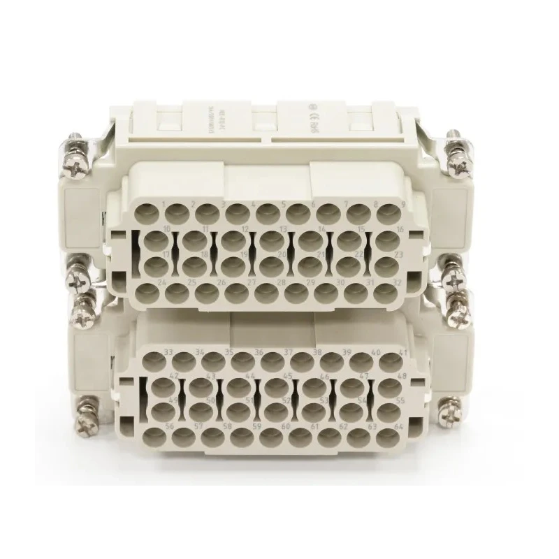 RS PRO Heavy Duty Power Connector Insert Female 16A Current Rating 64 Contacts 500V Straight Orientation 208-4535