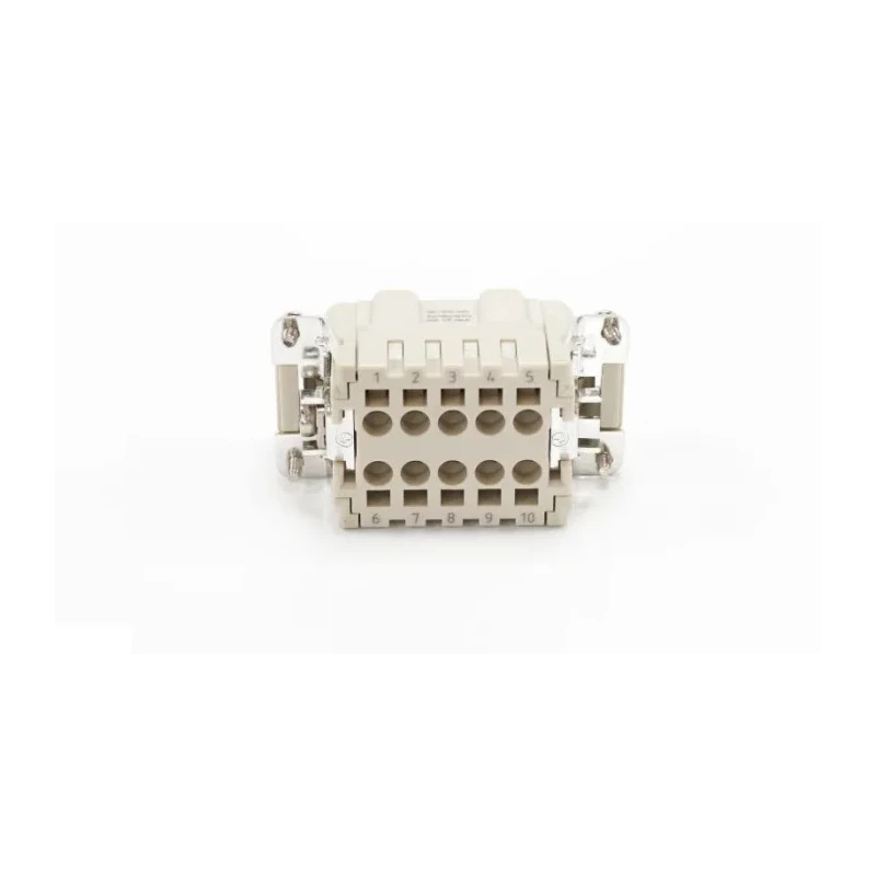 RS PRO Heavy Duty Power Connector Insert, 16A 500V Male, 10 Contacts 208-4497