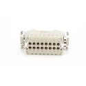 RS PRO Heavy Duty Power Connector Insert 16A 500V 16 Contacts Male 208-4503