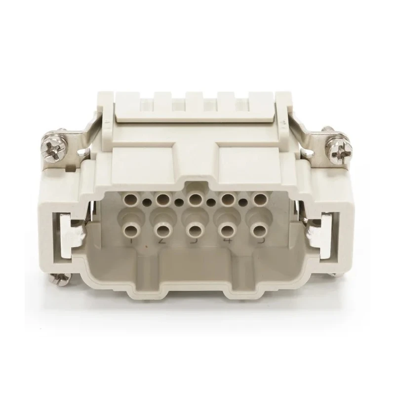 RS PRO Heavy Duty Power Connector Insert 16A Male 10 Contacts 500V 208-4496