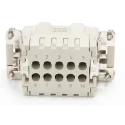 RS PRO Heavy Duty Power Connector Insert 16A Male 10 Contacts 500V 208-4496