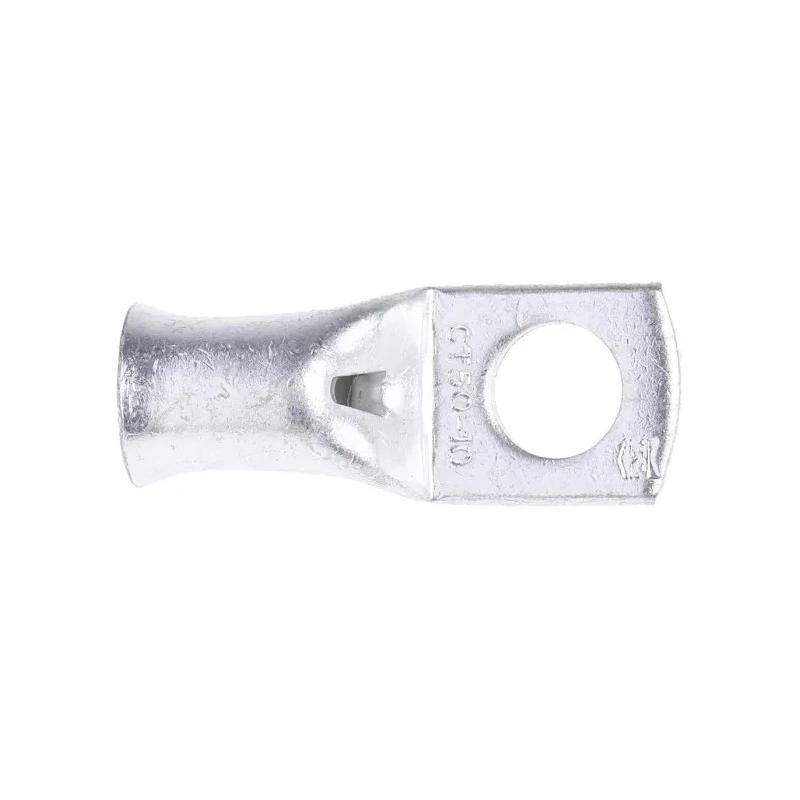 RS PRO Uninsulated Tubular Ring Terminal M10 Stud Size 1 AWG Wire Size Grey 531-891