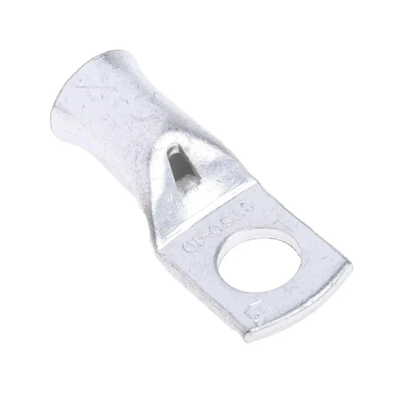 RS PRO Uninsulated Tubular Ring Terminal M10 Stud Size 1 AWG Wire Size Grey 531-891