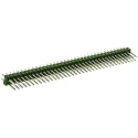 TE Connectivity AMPMODU MOD II Series Straight Through Hole Pin Header 72 Contacts 2.54 mm Pitch 2 Row Unshrouded 3-826925-6
