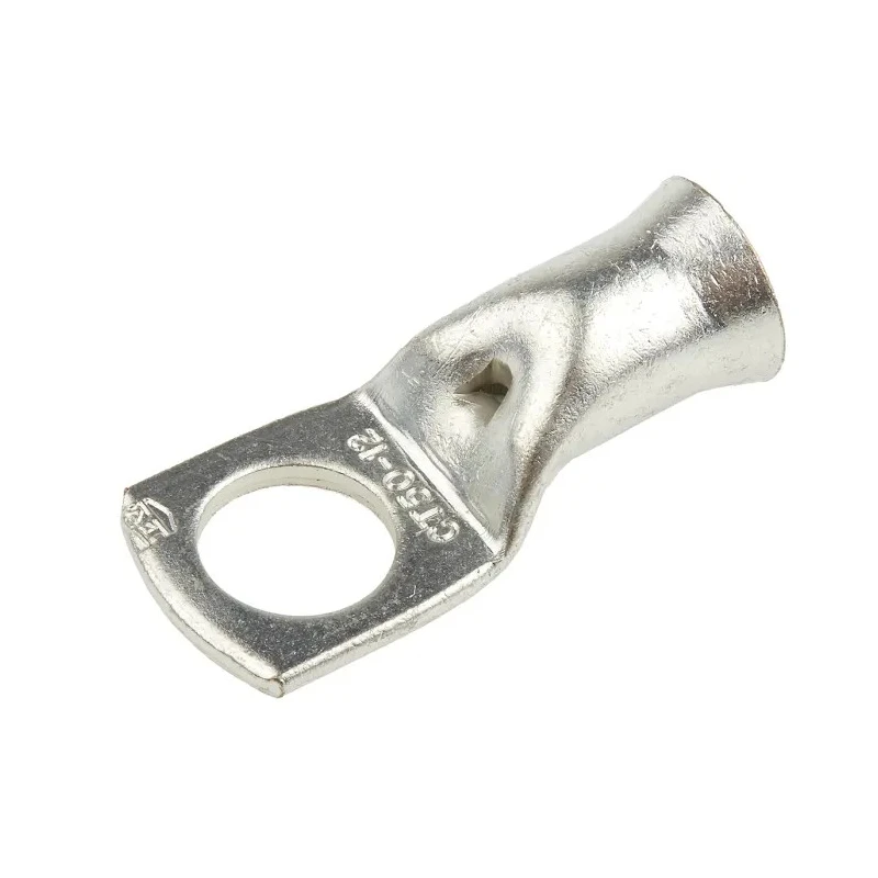 RS PRO Uninsulated Tubular Ring Terminal M12 Stud Size 1 AWG Wire Size Grey 531-908