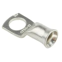 RS PRO Uninsulated Tubular Ring Terminal M12 Stud Size 1 AWG Wire Size Grey 531-908