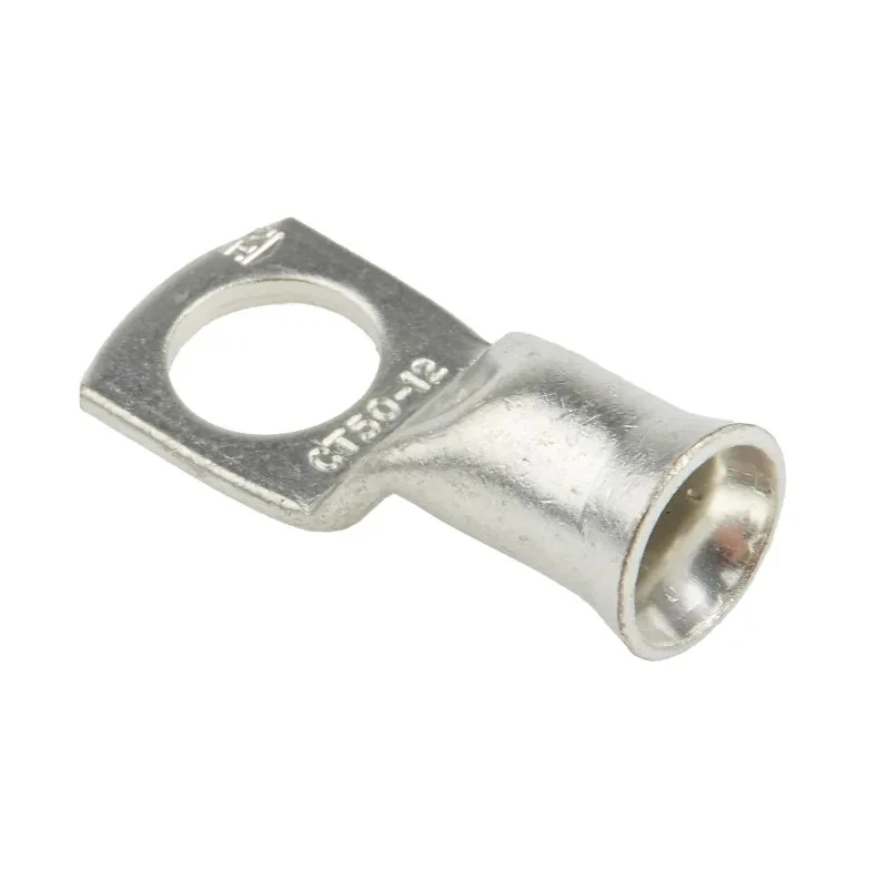 RS PRO Uninsulated Tubular Ring Terminal M12 Stud Size 1 AWG Wire Size Grey 531-908