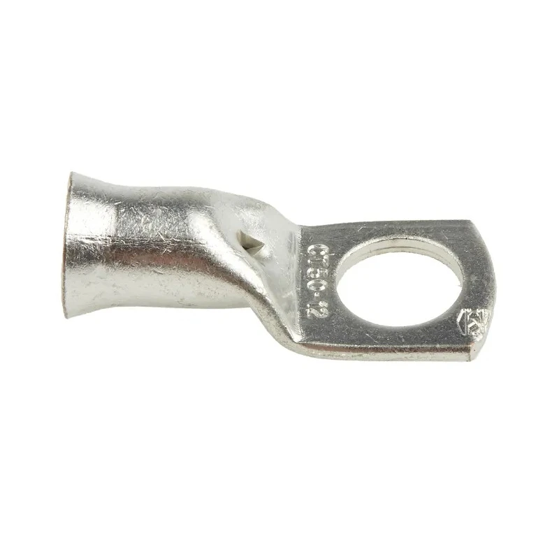 RS PRO Uninsulated Tubular Ring Terminal M12 Stud Size 1 AWG Wire Size Grey 531-908