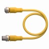Turck Female 8 way Straight to Male 5 way Straight Sensor Actuator Cable, 2 m RKC8.704T-2-RSC4.5T/ TXY3013