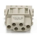 RS PRO Heavy Duty Power Connector Insert 16A Female 6 Contacts 500V 208-4575
