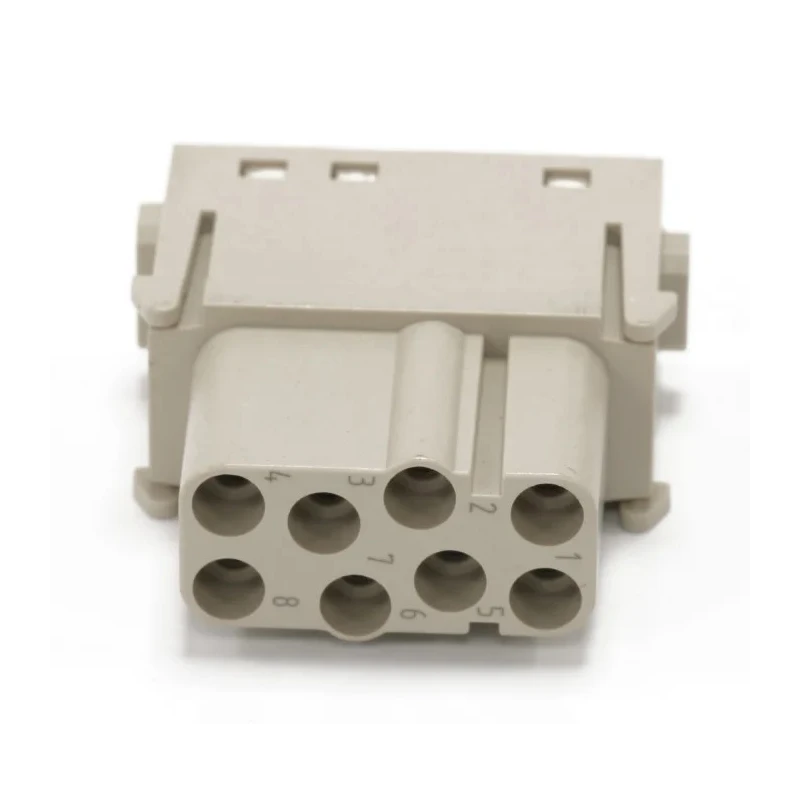 RS PRO Heavy Duty Power Connector Insert 16A Female 8 Contacts 400V Copper Alloy Silver Plated 208-4578