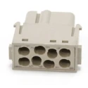 RS PRO Heavy Duty Power Connector Insert 16A Female 8 Contacts 400V Copper Alloy Silver Plated 208-4578