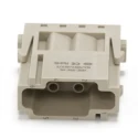 RS PRO Heavy Duty Power Connector Insert 16A Male 6 Contacts 500V Copper Alloy Silver Plated 208-4576