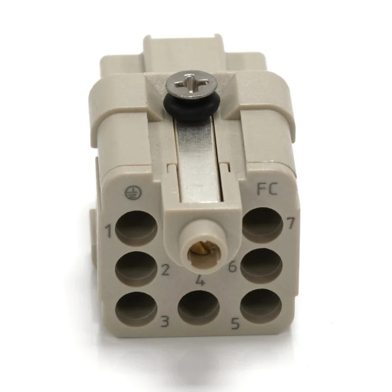 RS PRO Heavy Duty Power Connector Insert, 10A Current Rating, Female 7 Contact 400V 208-4607