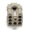 RS PRO Heavy Duty Power Connector Insert, 10A Current Rating, Female 7 Contact 400V 208-4607