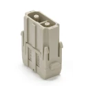 RS PRO Heavy Duty Power Connector Insert Male 2 Contacts 40A 1000V RS-208-4584