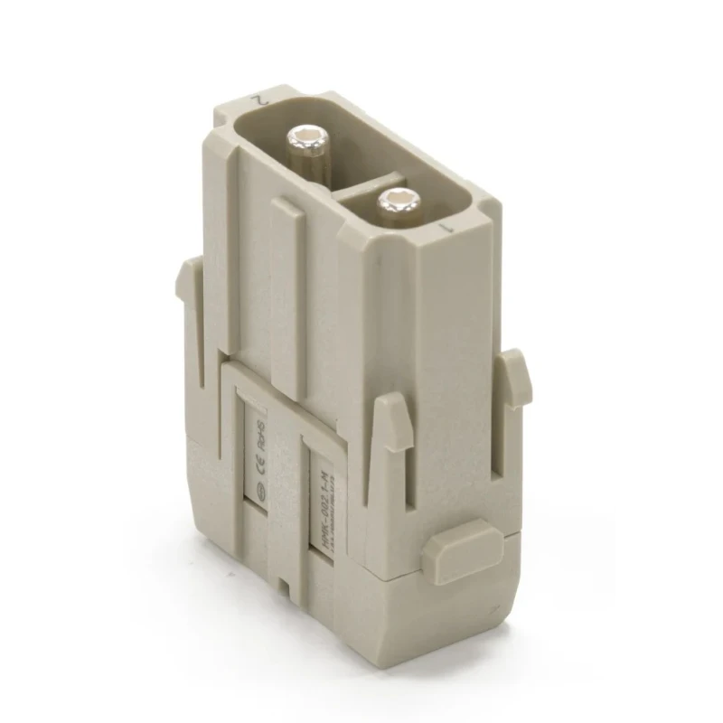 RS PRO Heavy Duty Power Connector Insert Male 2 Contacts 40A 1000V RS-208-4584