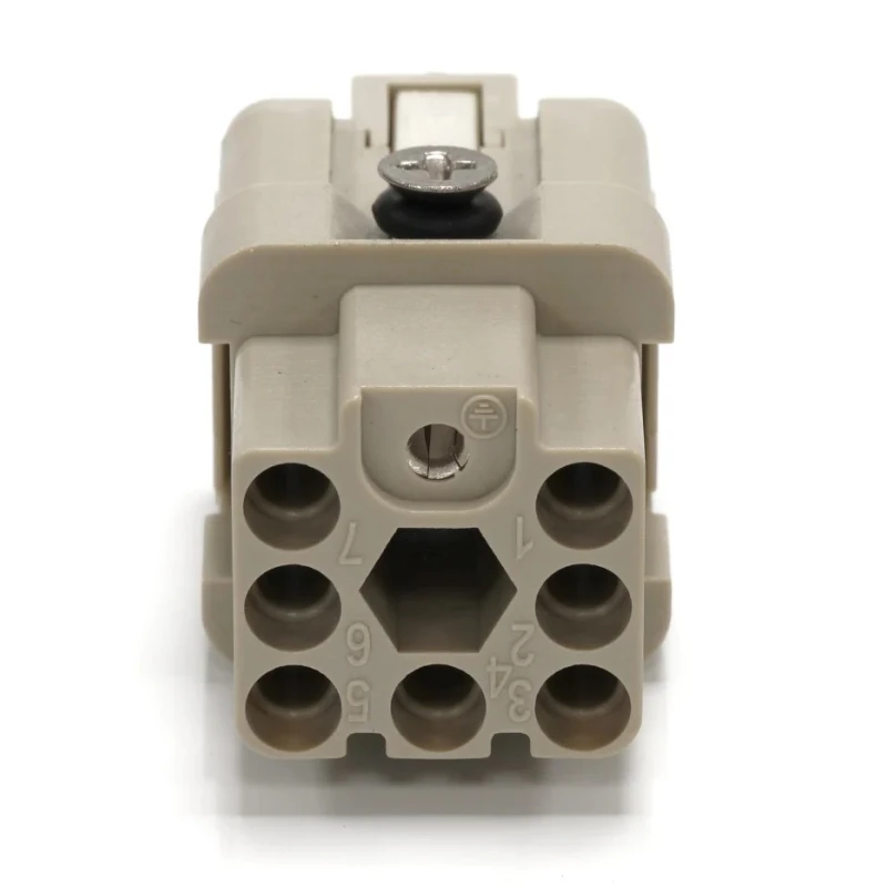 RS PRO Heavy Duty Power Connector Insert, 10A Current Rating, Female 7 Contact 400V 208-4607