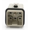 RS PRO Heavy Duty Power Connector Insert 16A Male 5 Contacts 400V Copper Alloy Silver Plated 208-4605