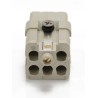 RS PRO Heavy Duty Power Connector Insert 16A Female 5 Contacts 400V 208-4604