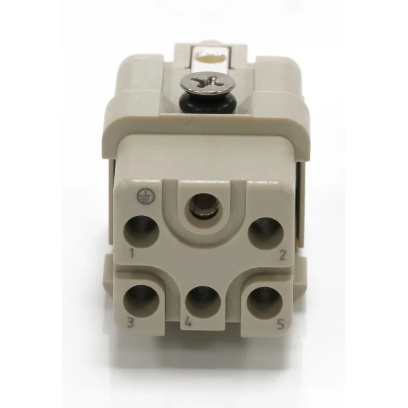 RS PRO Heavy Duty Power Connector Insert 16A Female 5 Contacts 400V 208-4604