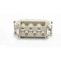 RS PRO Heavy Duty Power Connector Insert 35A Male 6 Contacts 400V Copper Alloy Contact 208-4613