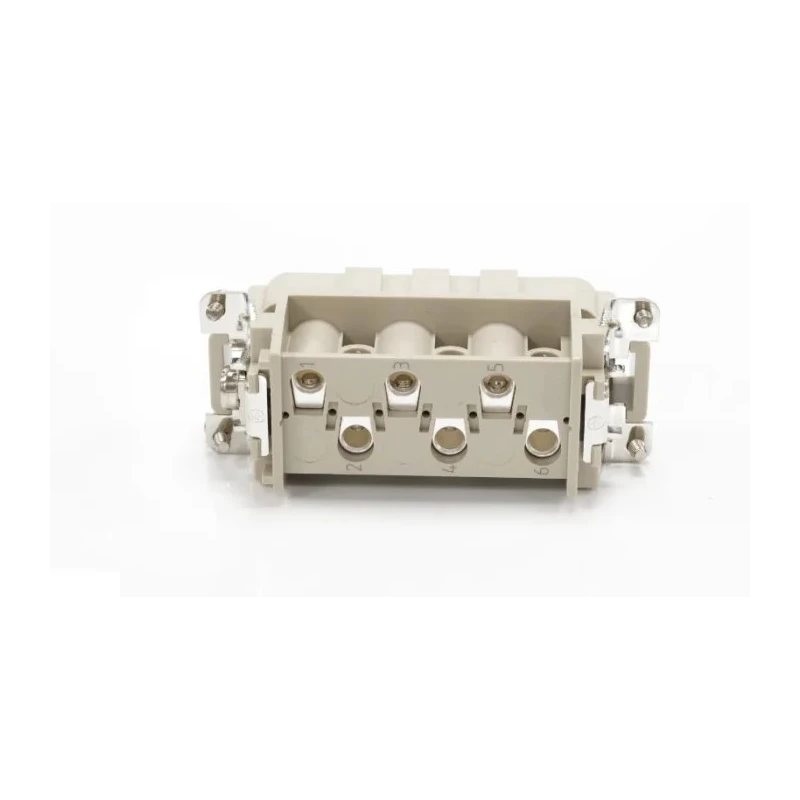 RS PRO Heavy Duty Power Connector Insert 35A Male 6 Contacts 400V Copper Alloy Contact 208-4613