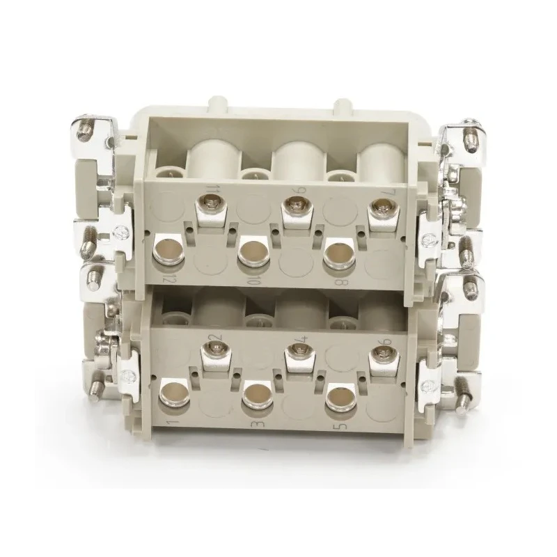 RS PRO Heavy Duty Power Connector Insert 35A Female 12 Contacts 400V 208-4614
