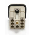 RS PRO Heavy Duty Power Connector Insert 10A Male 7 Contacts 400V RS PRO 208-4608