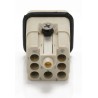 RS PRO Heavy Duty Power Connector Insert 10A Male 7 Contacts 400V RS PRO 208-4608