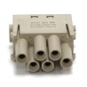 RS PRO Heavy Duty Power Connector Insert 16A Female 6 Contacts 830V 208-4616