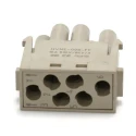 RS PRO Heavy Duty Power Connector Insert 16A Female 6 Contacts 830V 208-4616