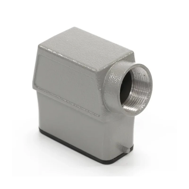 RS PRO Heavy Duty Power Connector Housing Die Cast Aluminium IP65 Side Mount with 2 Levers PG21 208-4717