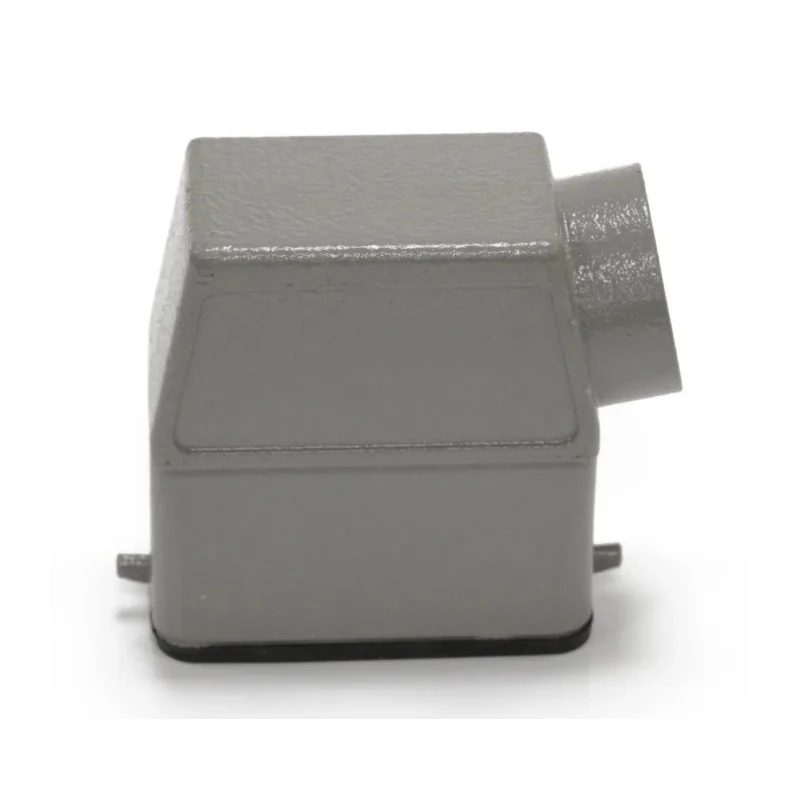 RS PRO Heavy Duty Power Connector Housing Die Cast Aluminium Body IP65 Side Mount PG16 Thread 2 Levers 208-4716